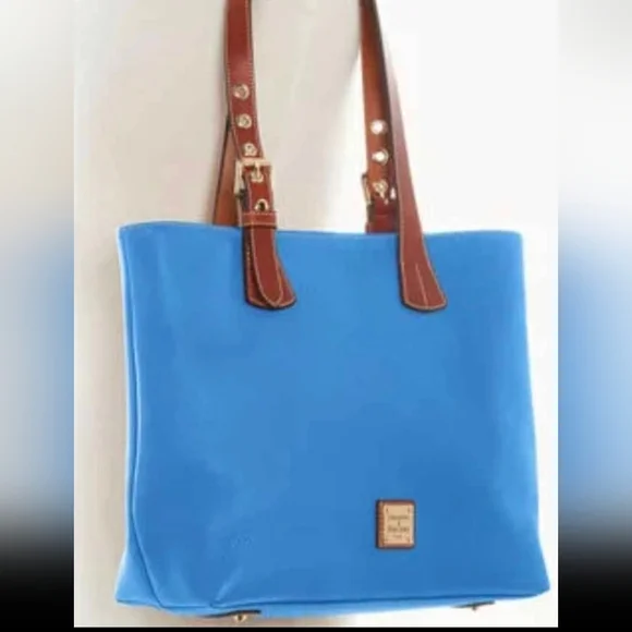 Dooney & Bourke Pebble Leather Grain Emily Tote in AZURE - NWOT - MSRP $368 - Picture 7 of 9